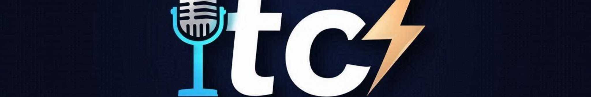 TC in the AM channel banner: a microphone icon, the letters tc, and a lightning bolt